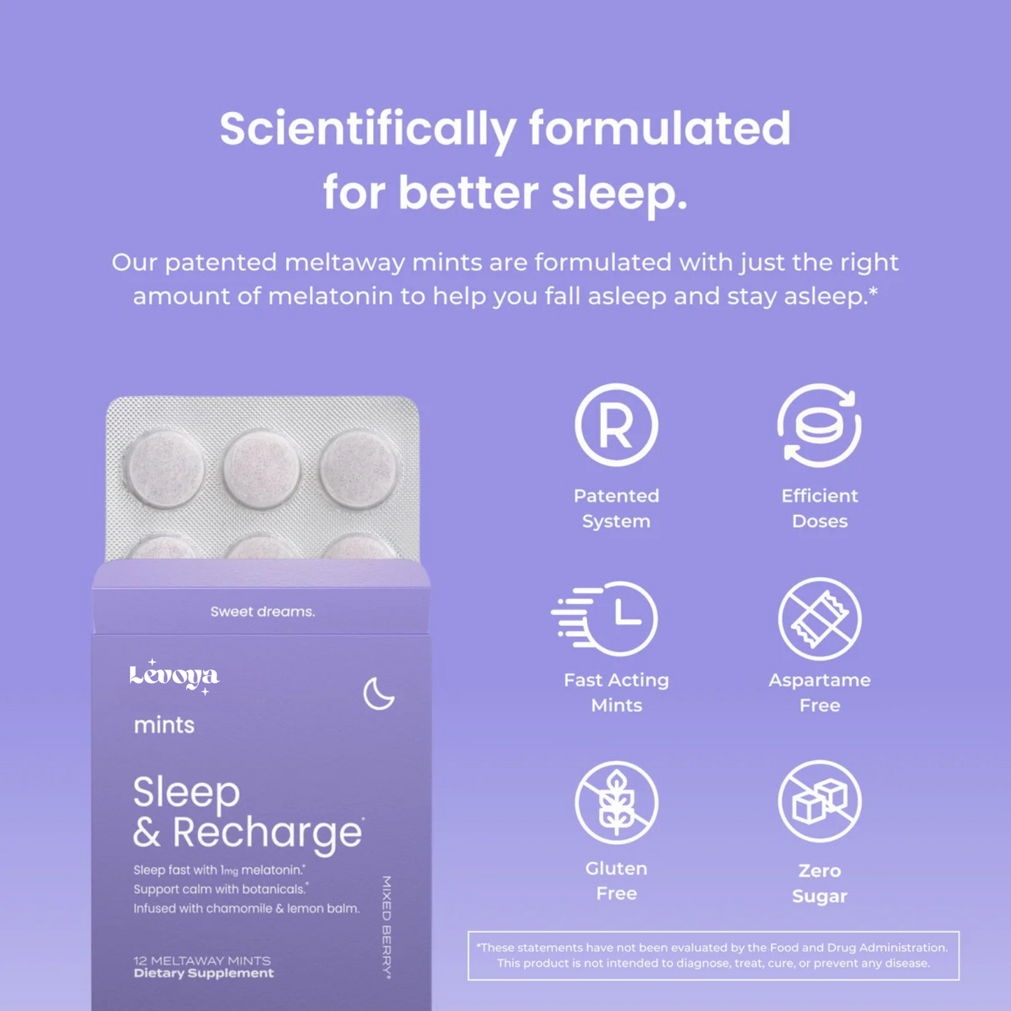 LEVOYA - Sleep & Recharge Mints