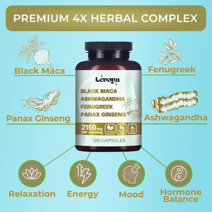 Levoya™ Organic Black Maca Root