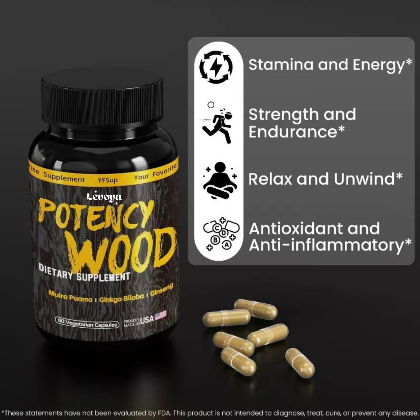 Levoya™ Energy Stamina Capsules