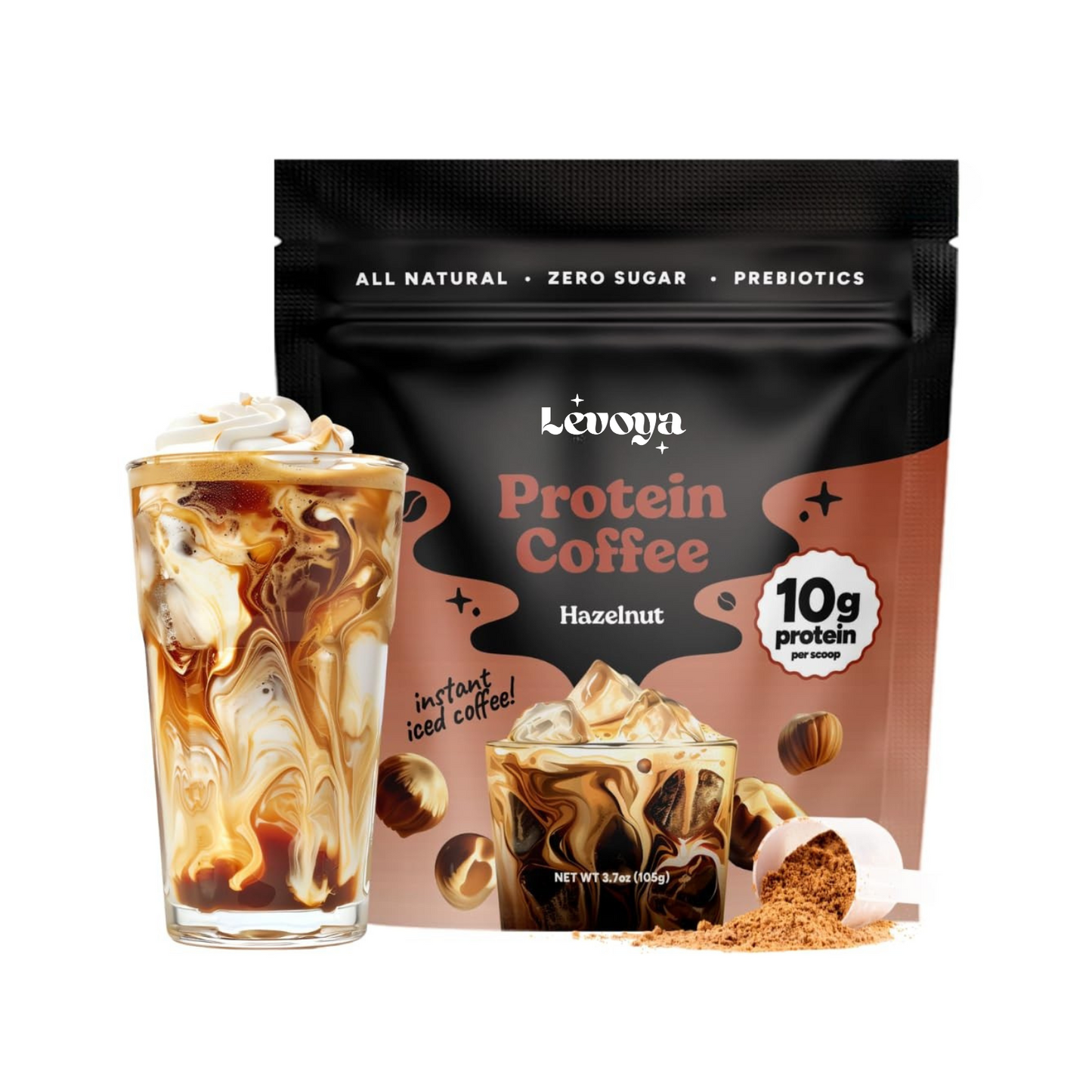 Levoya™ - Instant Iced Protein Coffee