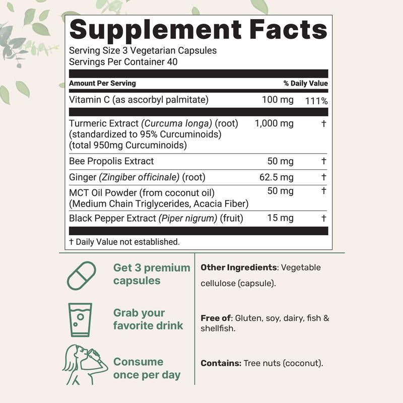 Levoya™ Turmeric Curcumin Capsules
