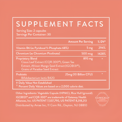 Levoya™ MB-1 Metabolic Burn Capsules
