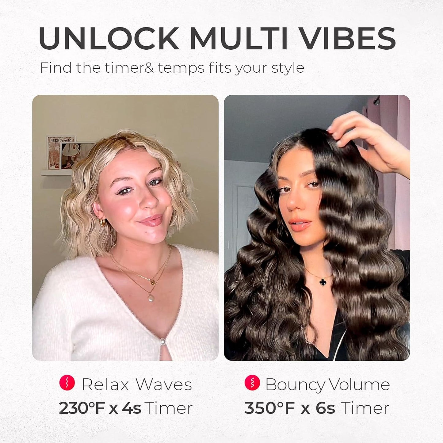 Levoya™ Beach Wave Curling Wand
