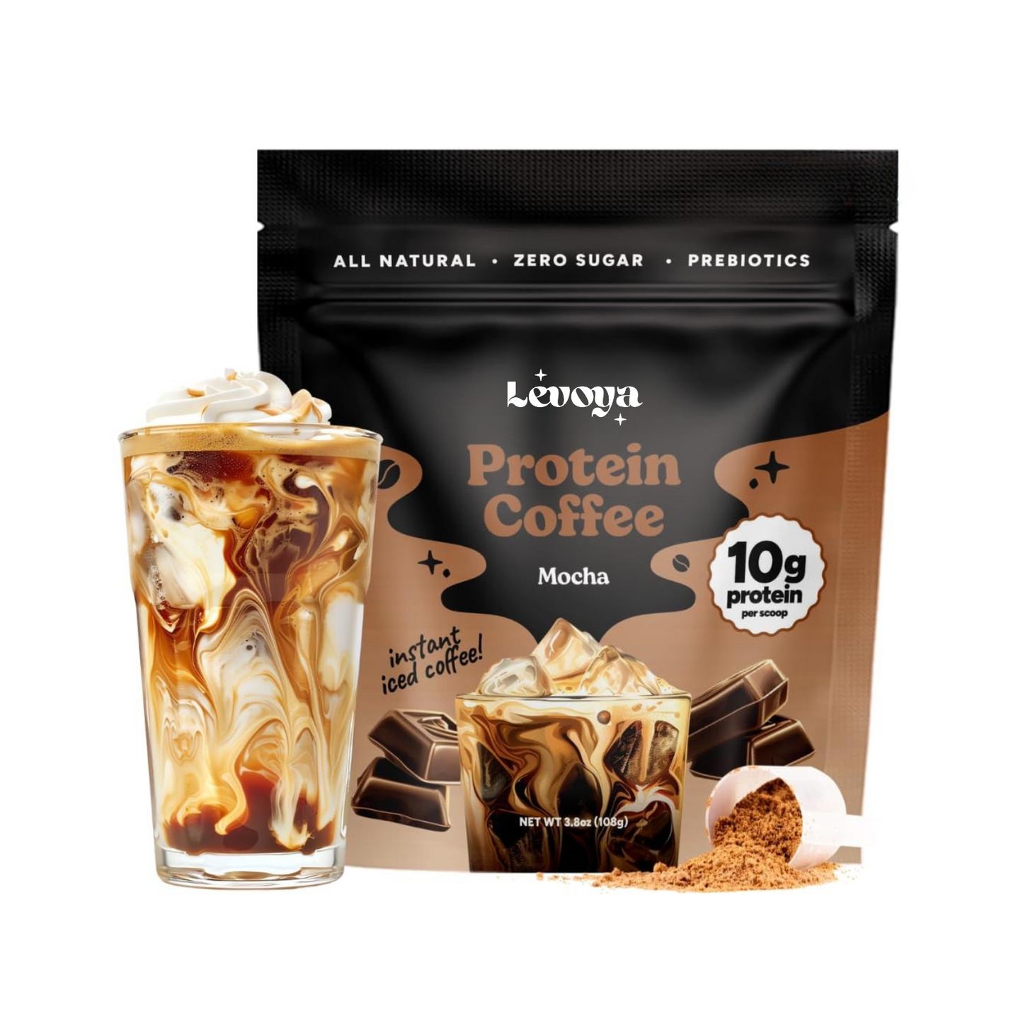 Levoya™ - Instant Iced Protein Coffee
