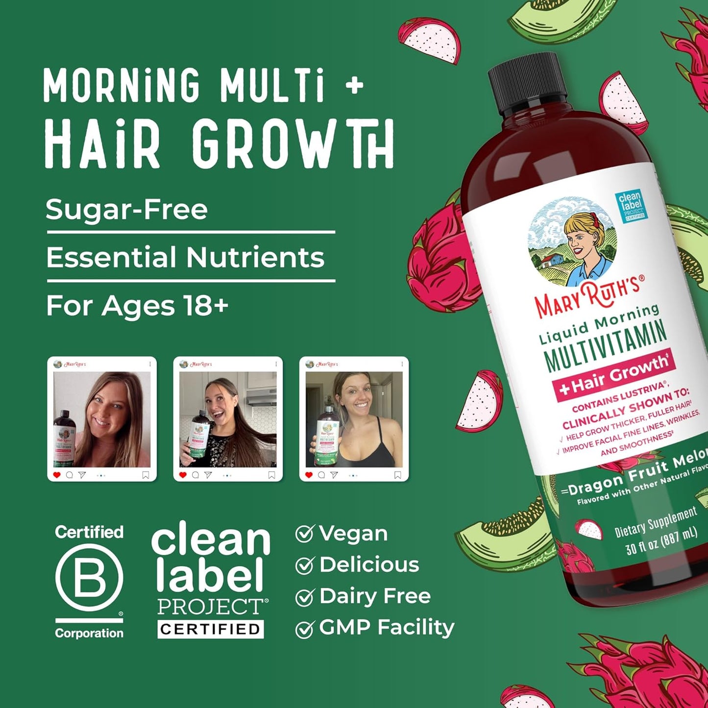 Liquid Multivitamin + Hair Growth