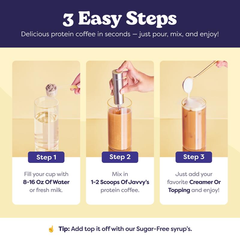 Levoya™ - Instant Iced Protein Coffee