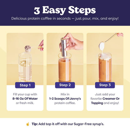 Levoya™ - Instant Iced Protein Coffee