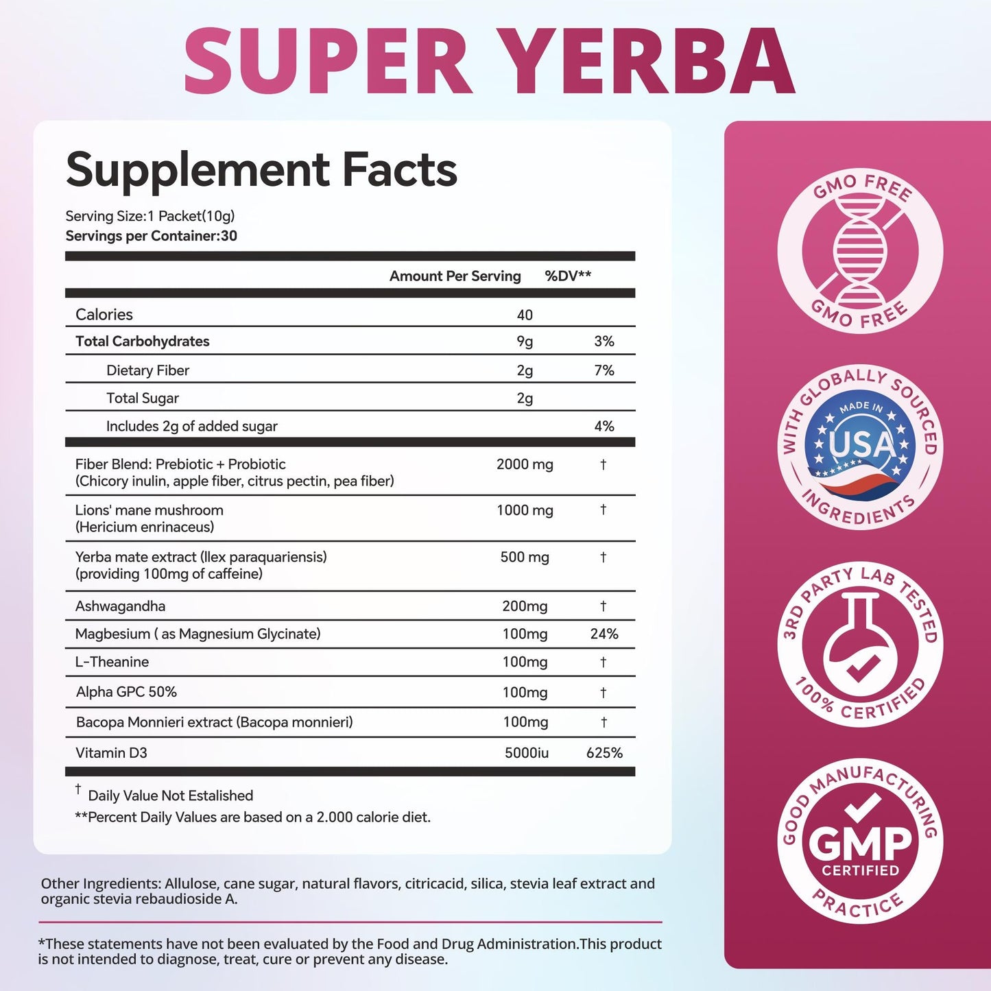 Levoya™ Super Yerba